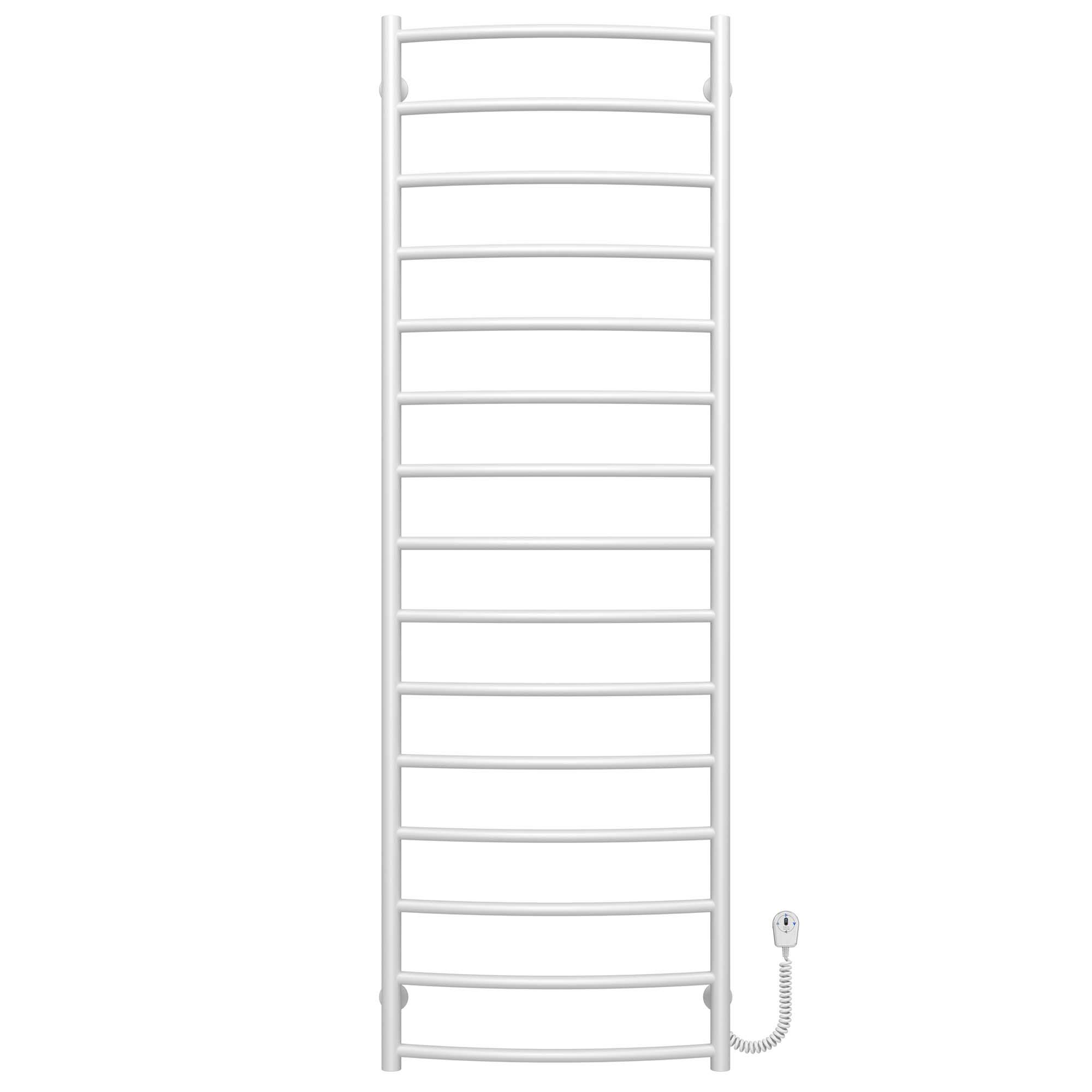 Полотенцесушитель электрический Deffi Классик П15 EF16 правое подключение нержавеющая сталь 500х1600 мм Белый (C.DK.160.50.15.EWR5)