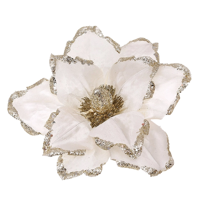 Цветок новогодний Магнолия Шампань (13332)