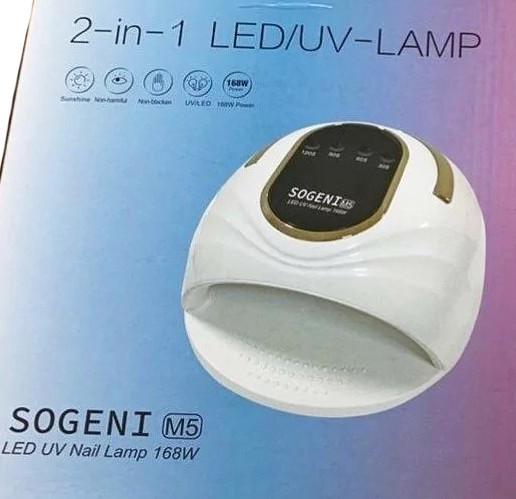 Лампа для манікюру Sogeni М5 LED/UV 168 Вт (1789773372) - фото 8 Лампа для манікюру Sogeni М5 LED/UV 168 Вт (1789773372) - фото 8