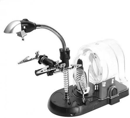 Держатель инструментов третья рука Magnifier MG7761 LED 2х/5х/16х (10951665)