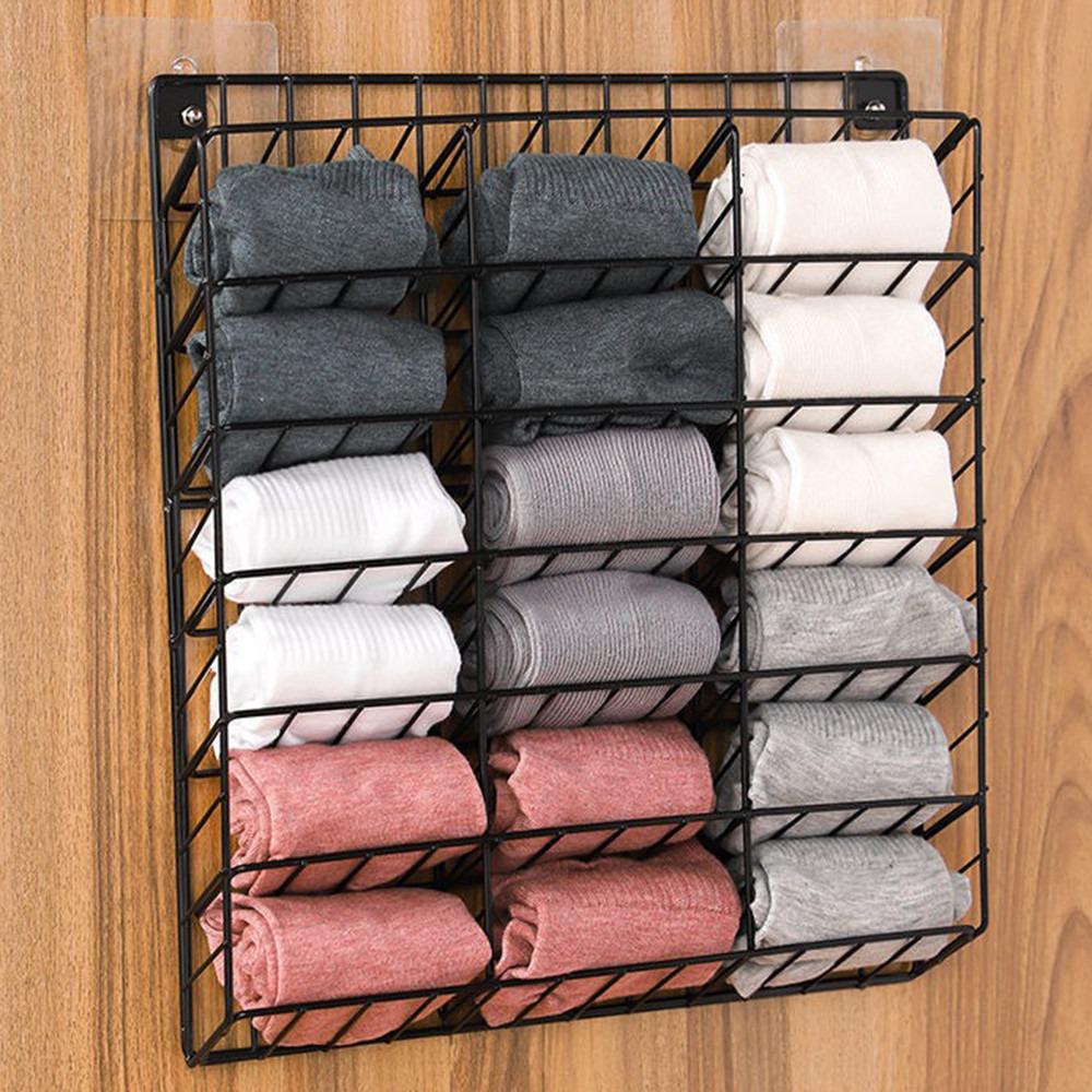 Органайзер настенный для нижнего белья 30x5x35см Черный - фото 3