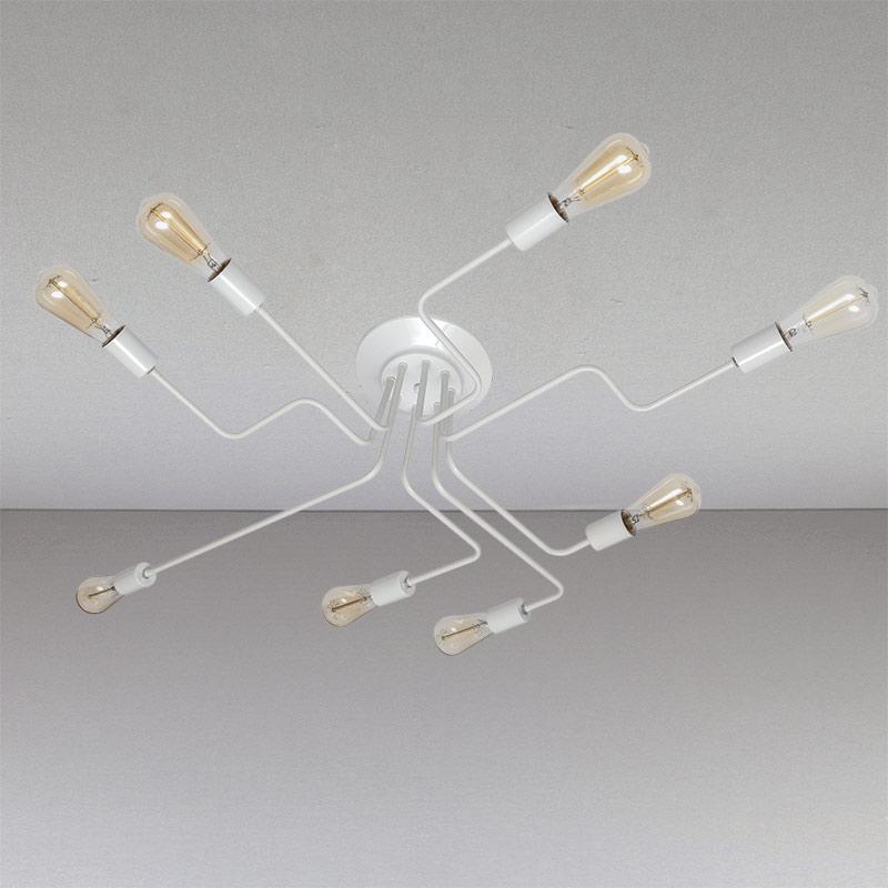 Люстра потолочная паук Light House LS-13174-8 Белый