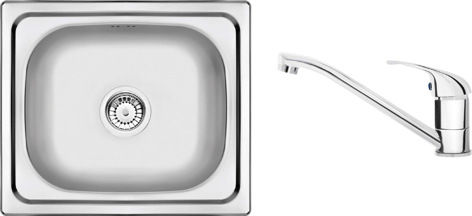 Кухонная мойка Deante ZENA0103 Doppio со смесителем Lobo BYU_060M (48101) Кухонная мойка Deante ZENA0103 Doppio со смесителем Lobo BYU_060M (48101)