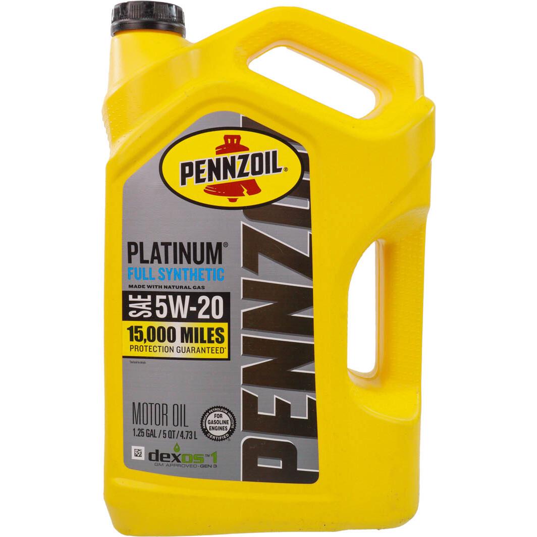Моторна олива Pennzoil Platinum 5W-20 Fully Synthetic 4,73 л