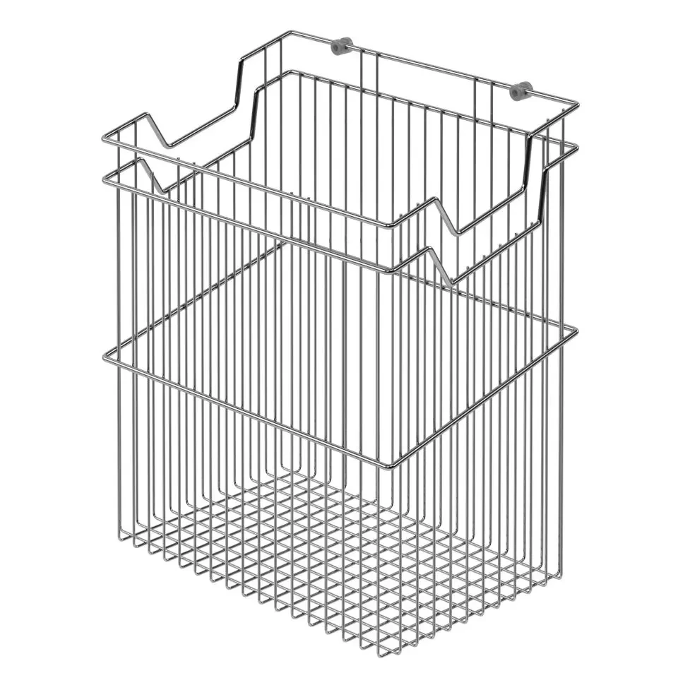 Кошик для білизни Starax із тримачем 300 мм Хром (S-8111-C) - фото 2
