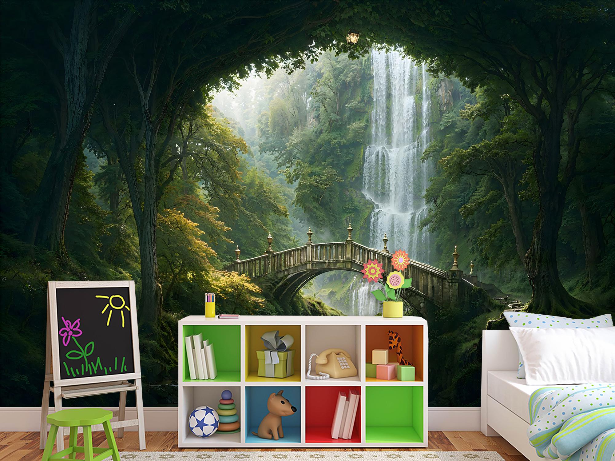 Фотошпалери флізелінові Upstream Міст у лісі ельфів 230х153 см (S5KID-077/3) - фото 7