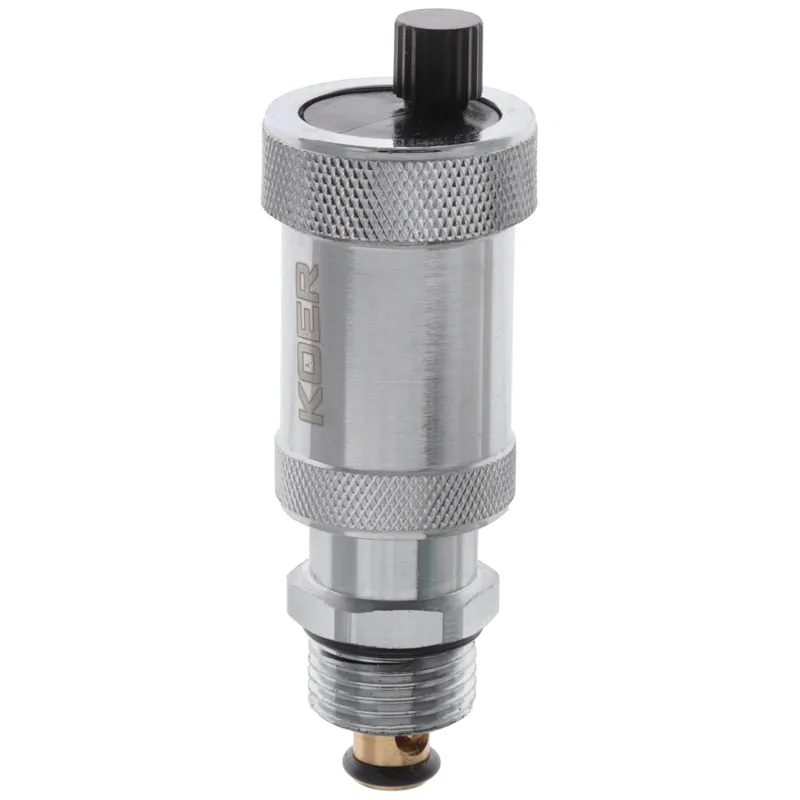 Воздухоотводчик автоматический KOER KR.1254 прямой с обратным клапаном 1/2" (KR2667)