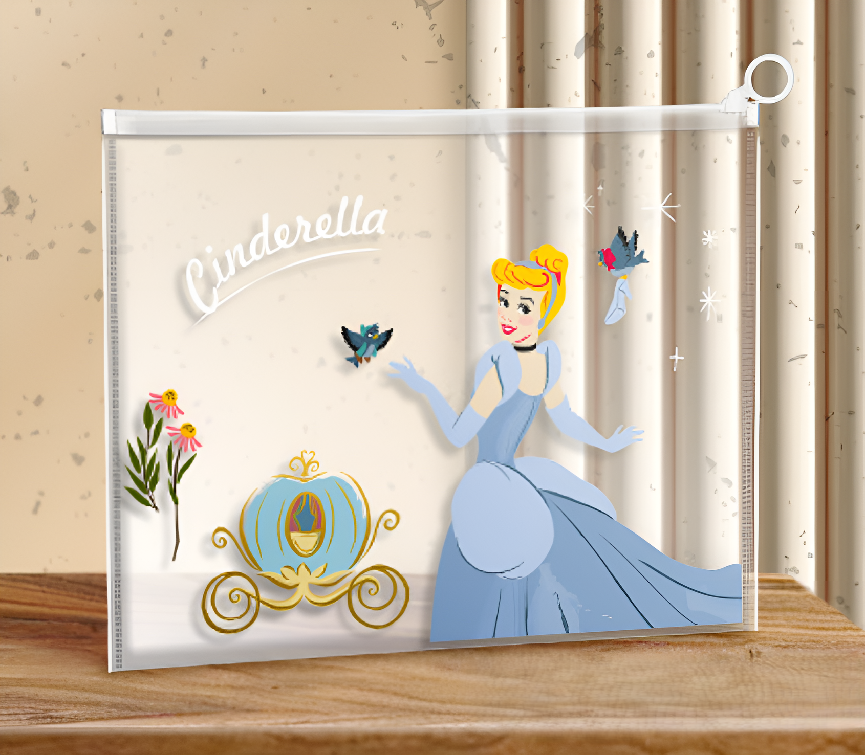Папка с бегунком Золушка Принцессы А4 Разноцветный (0511)