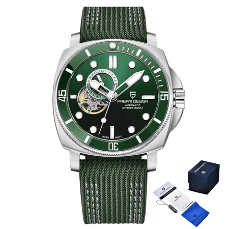 Наручные часы Pagani Design PD-1736 Silver/Green