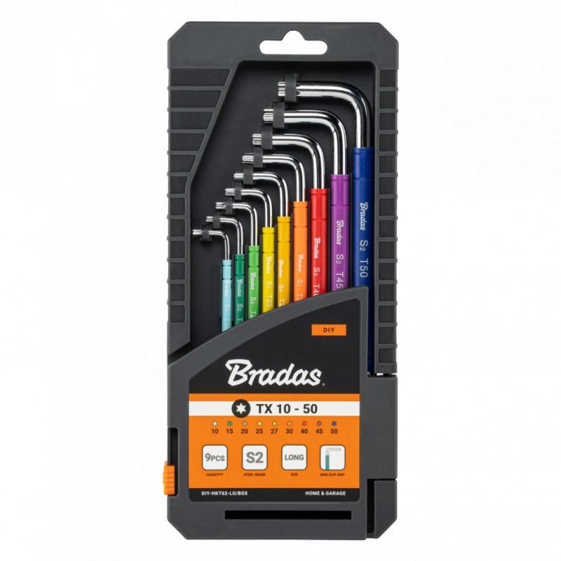 Набор ключей Bradas TORX TX 10-50 9 шт. длинные (DIY-HKT62-LO/BOX) Набор ключей Bradas TORX TX 10-50 9 шт. длинные (DIY-HKT62-LO/BOX)