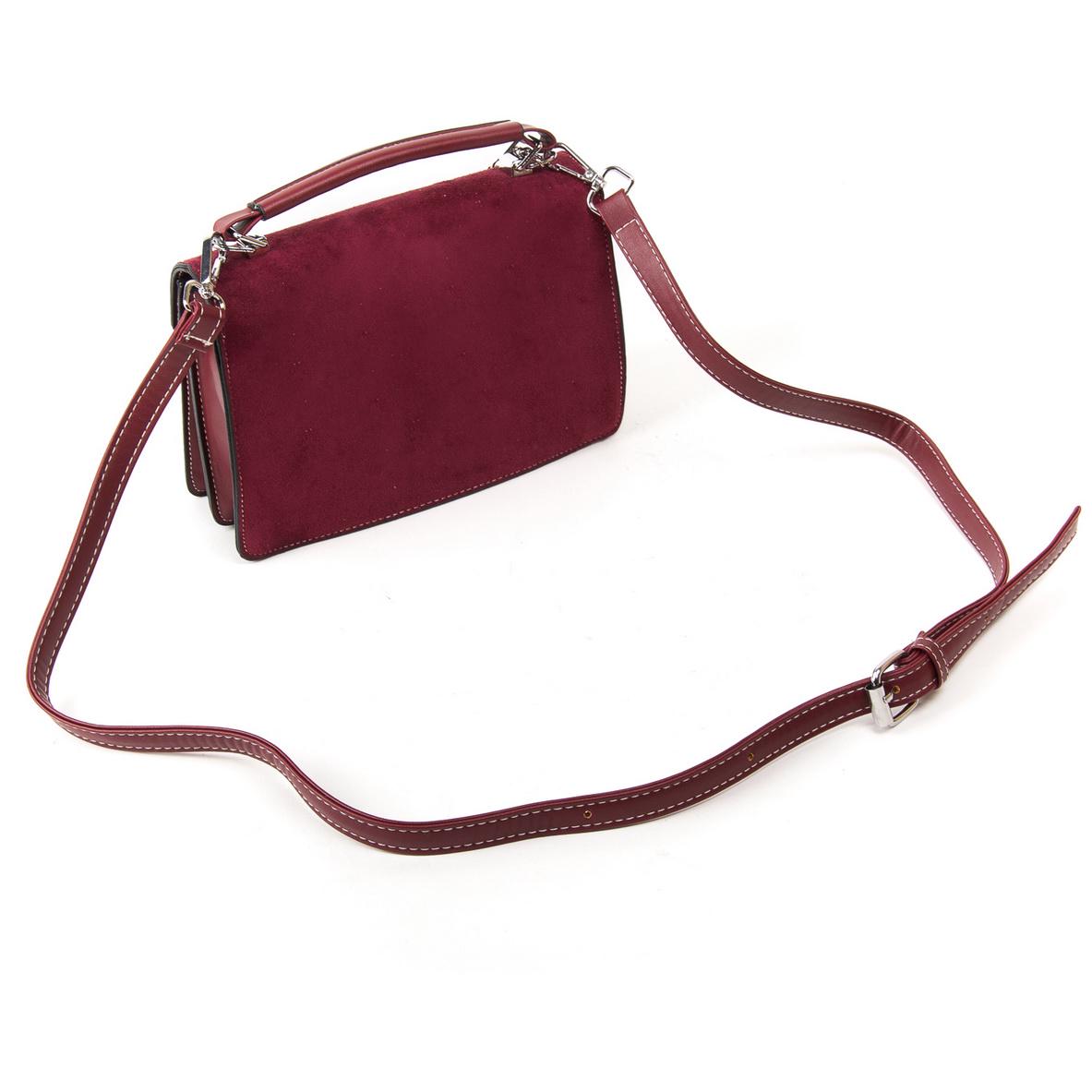 Женская сумочка из замша Fashion 1094 Бордовый - фото 2 Женская сумочка из замша Fashion 1094 Бордовый - фото 2