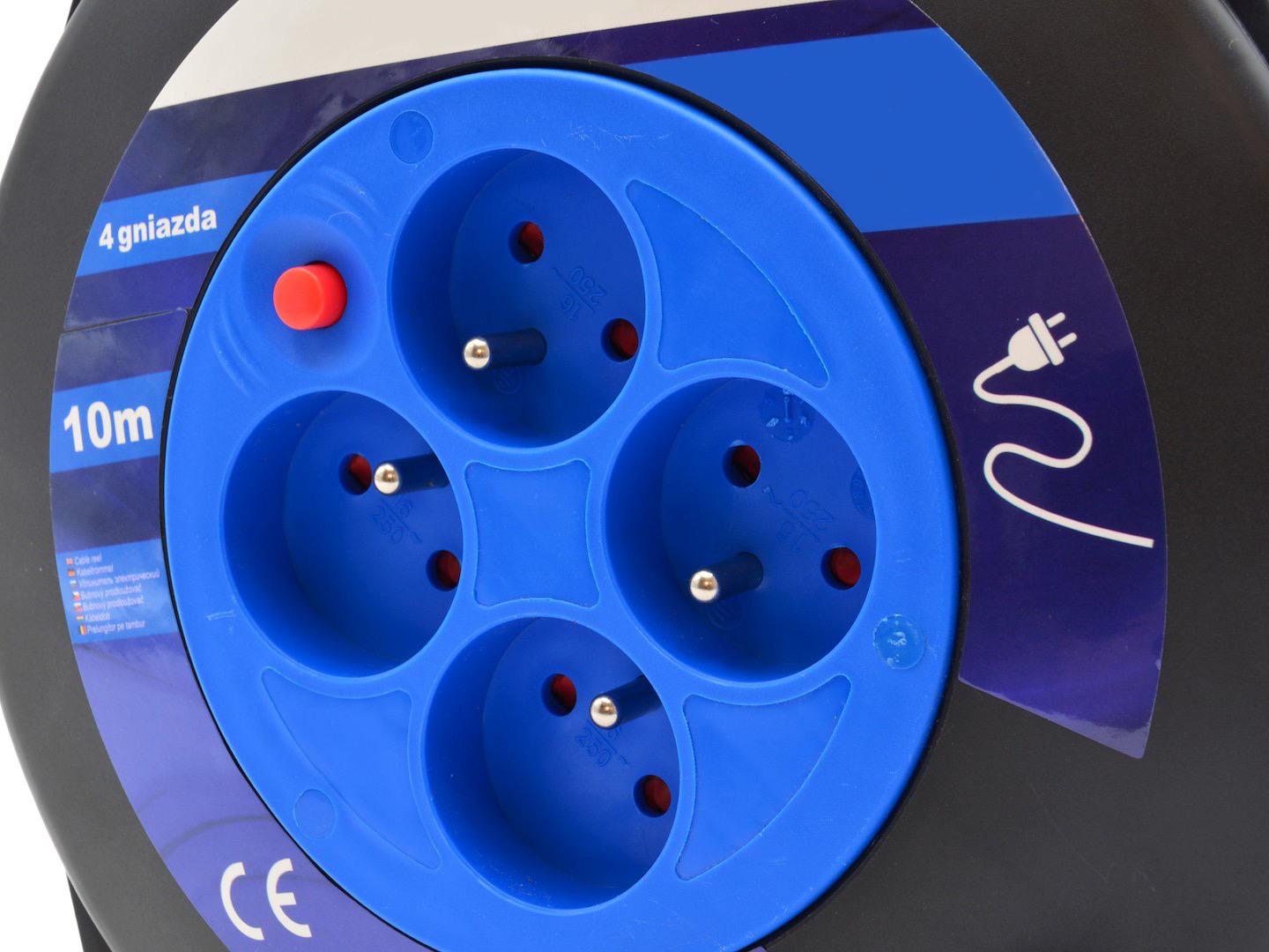 Подовжувач електричний AL-FA ALECR10M 10 м 4 розетки 3x1 мм2 (11031) - фото 3