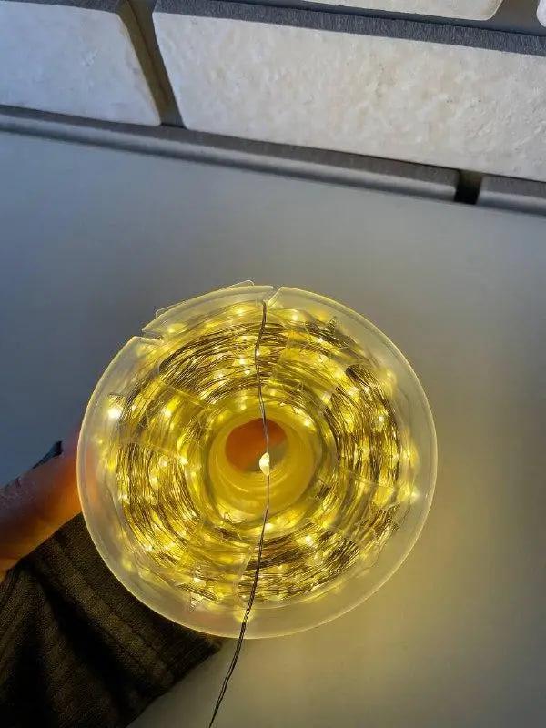 Гирлянда Роса от сети 1000 LED 100 м Белый теплый (545645) - фото 2 Гирлянда Роса от сети 1000 LED 100 м Белый теплый (545645) - фото 2