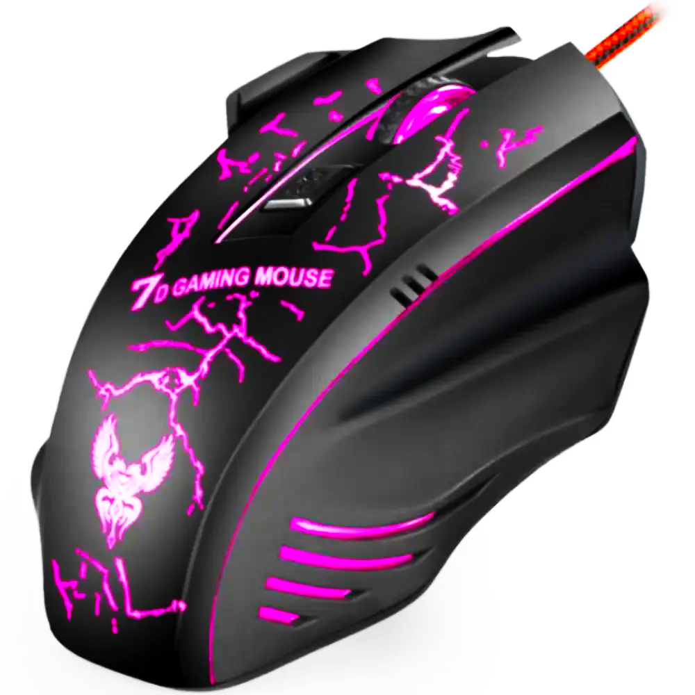 Мышь игровая USB проводная RGB-подсветка Gaming mouse X7 (24345725) - фото 10