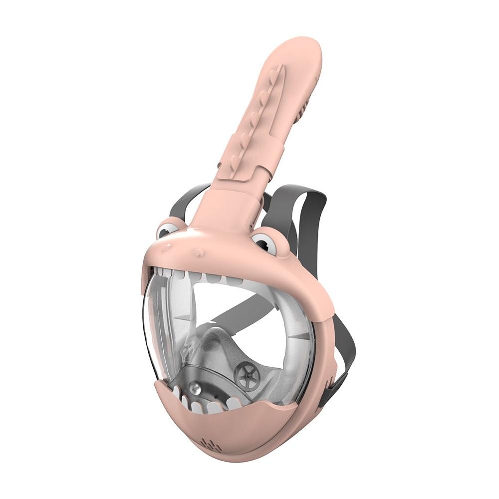 Детская маска для сноркелинга TheNice KF-1 Frog Design EasyBreath-III XS Розовый (SUN4928)