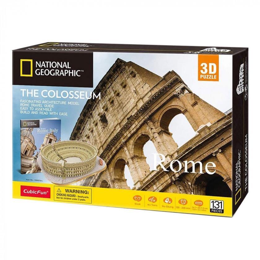 Пазл-конструктор 3D CubicFun National Geographic Колізей (DS0976h)