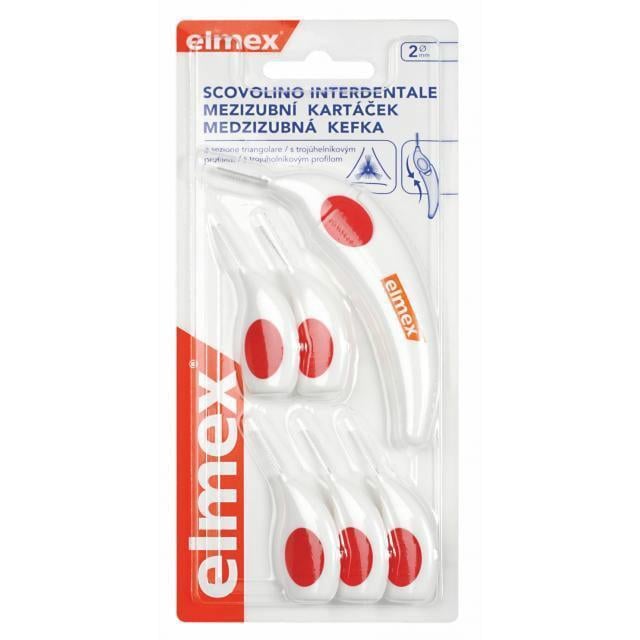 Йоржики міжзубні Elmex 2 мм 6 шт. (1402)