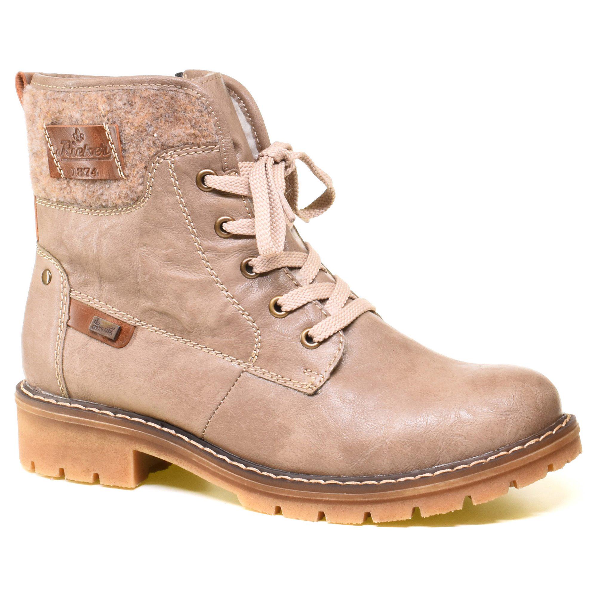 Ботинки зимние женские Rieker р. 37 Бежевый (013347-37)