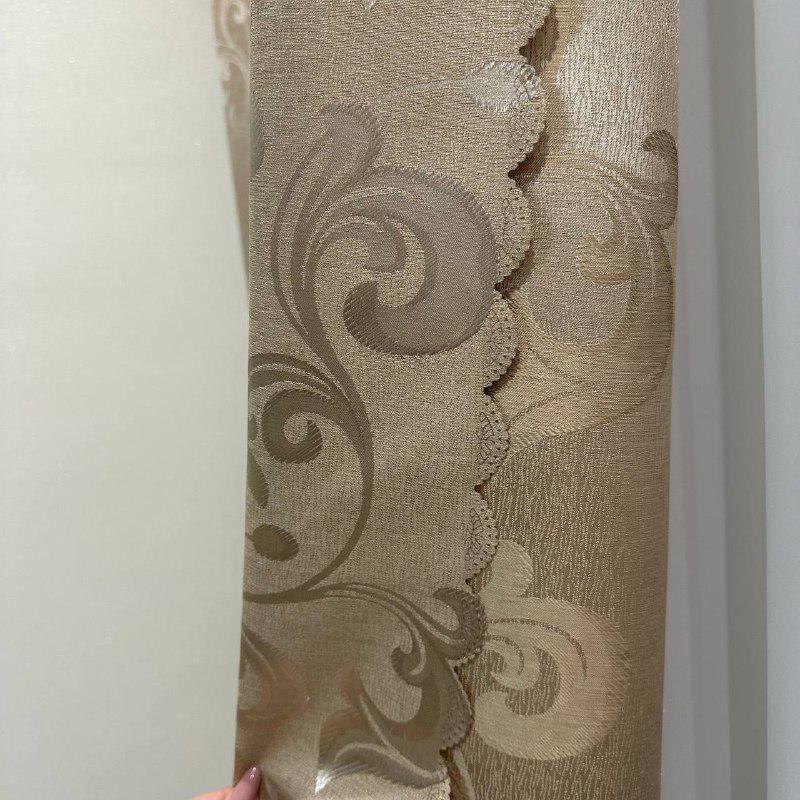 Штори Toscana жаккардові 1,5х2,7 м 2 шт. Бежевий - фото 9 Штори Toscana жаккардові 1,5х2,7 м 2 шт. Бежевий - фото 9