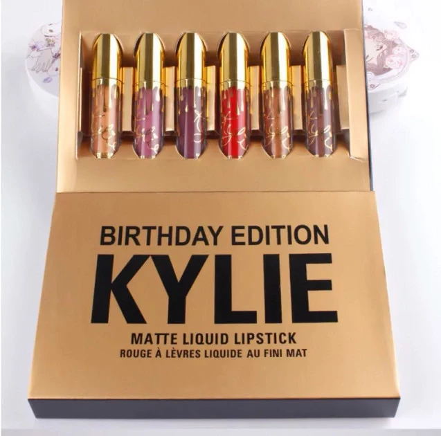 Набор помад губных матовых Kylie Birthday Edition 6 шт. (17945311) - фото 5