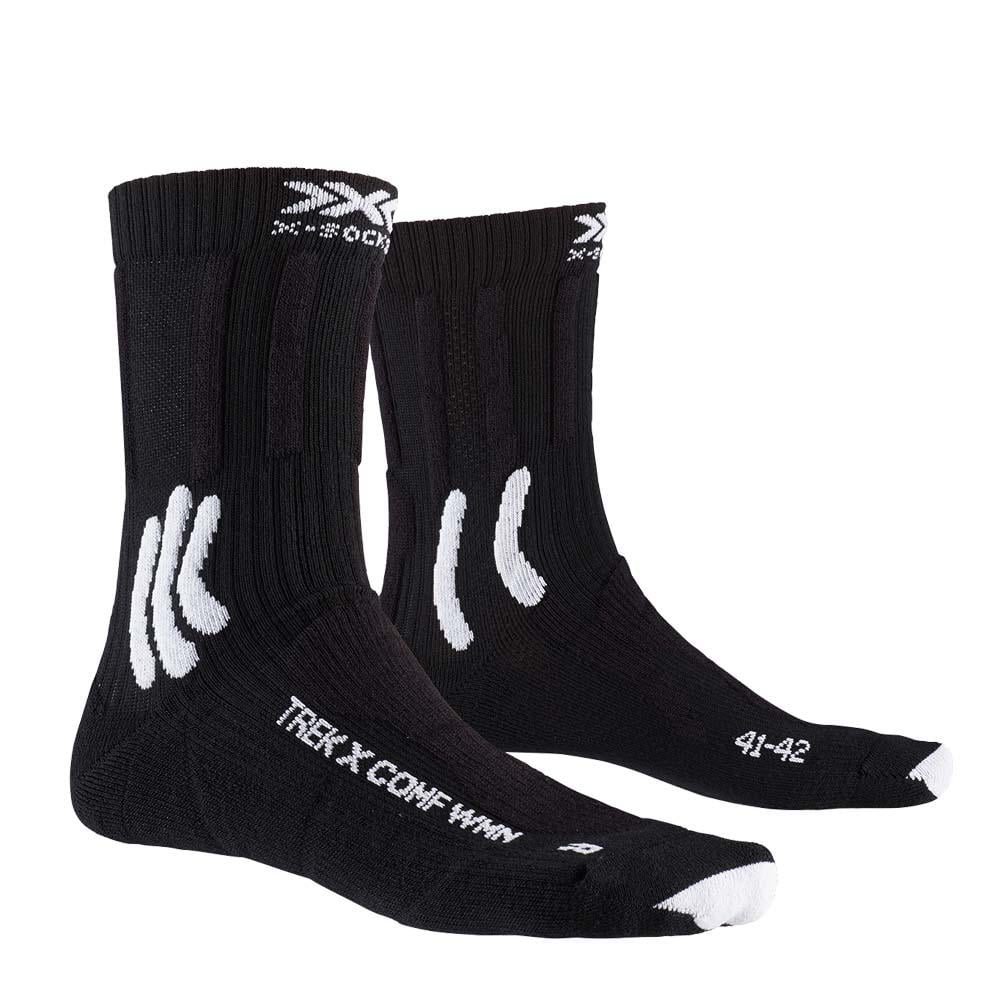 Жіночі шкарпетки X-SOCKS Trek X Comfort 4.0 XS-TS06S19W-B002 p. 35/36 Opal Black/Arctic White - фото 1