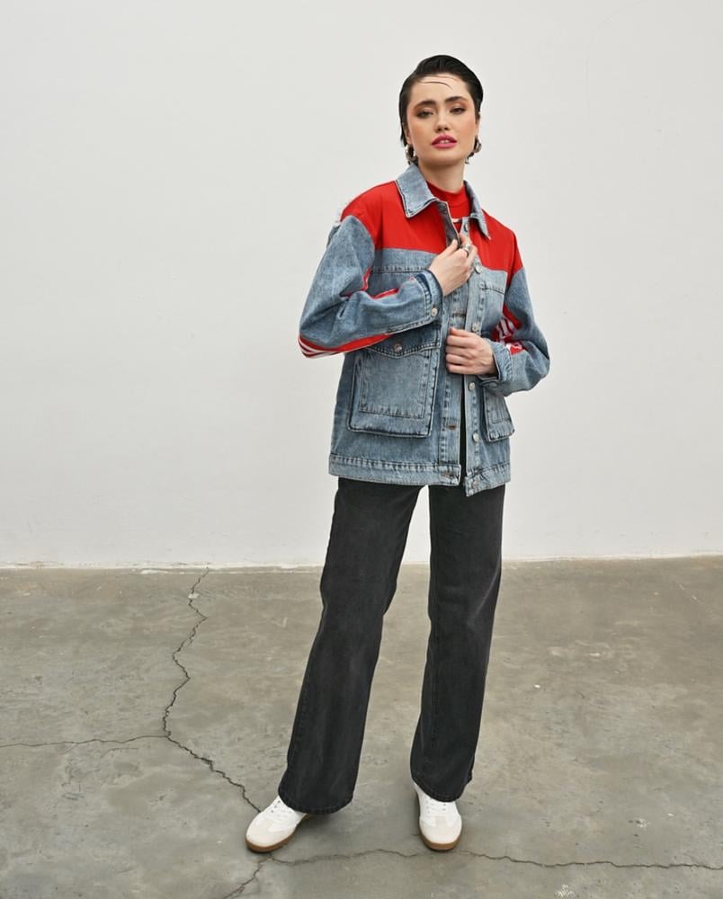 Куртка женская Veto Jeans VT2786х59 S Синий/Красный (25685810) - фото 3 Куртка женская Veto Jeans VT2786х59 S Синий/Красный (25685810) - фото 3