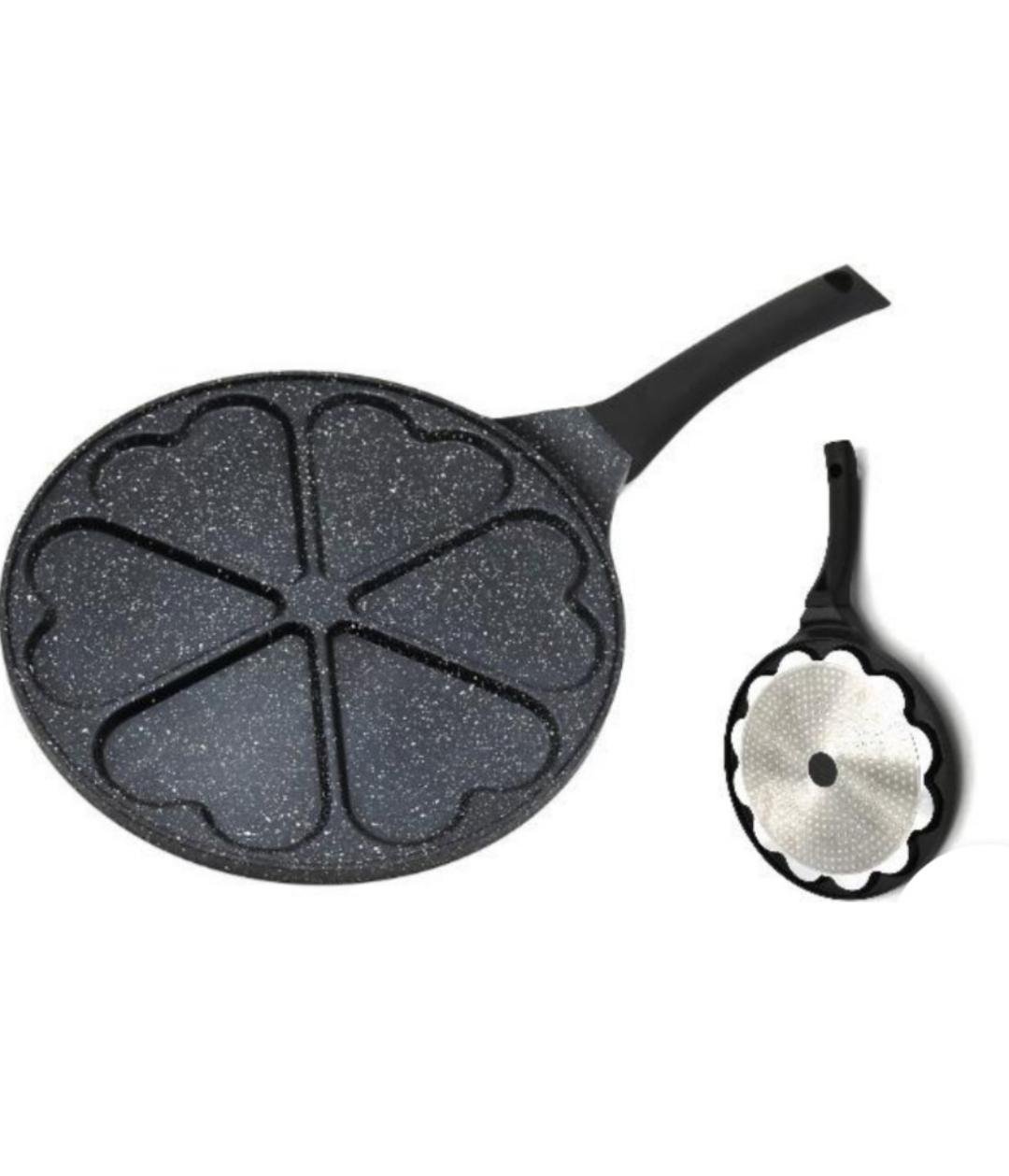 Сковорода для оладок Edenberg EB-7514 мармурове покриття 27 см (17634592) - фото 6 Сковорода для оладок Edenberg EB-7514 мармурове покриття 27 см (17634592) - фото 6