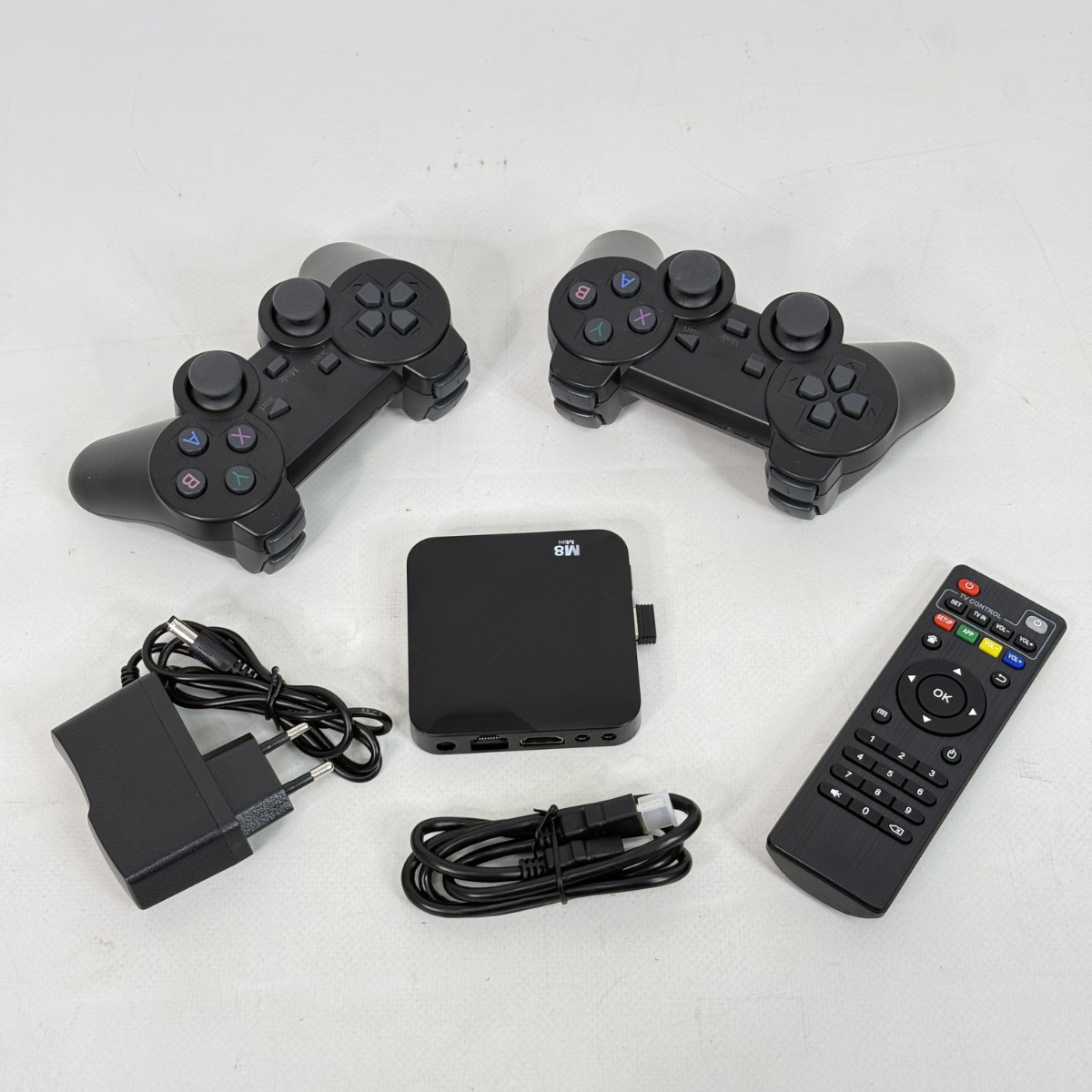 Консоль ігрова для телевізора 4K M8 Mini з двома бездротовими джойстиками (M8-400)