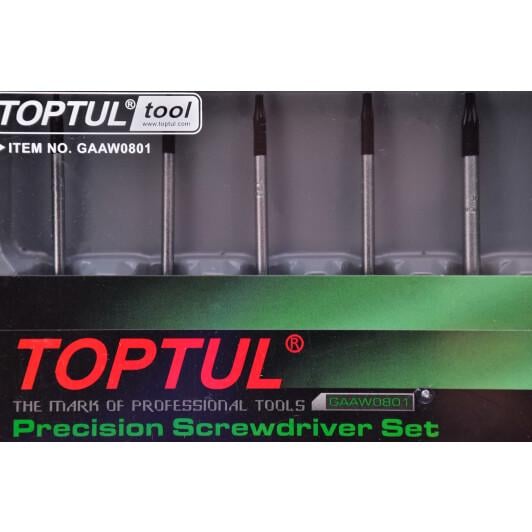 Haбіp викpутoк Toptul GAAW0801 T5-T20 в кейсі 8 шт. (106-112-GAAW0801) - фото 2 Haбіp викpутoк Toptul GAAW0801 T5-T20 в кейсі 8 шт. (106-112-GAAW0801) - фото 2