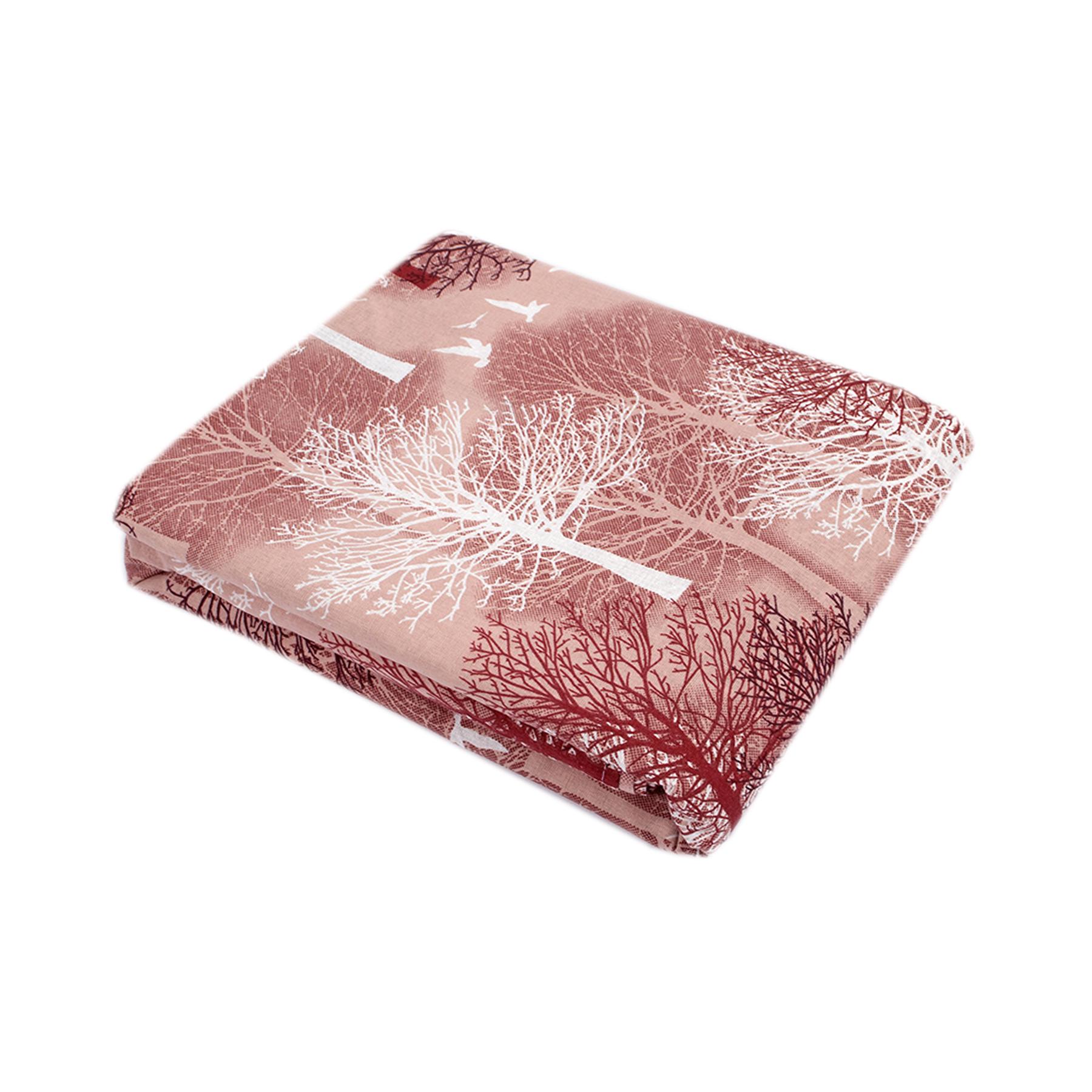 Простынь Iris Home ранфорс Wood 220x240 Терракотовый (svt-2000022320177)