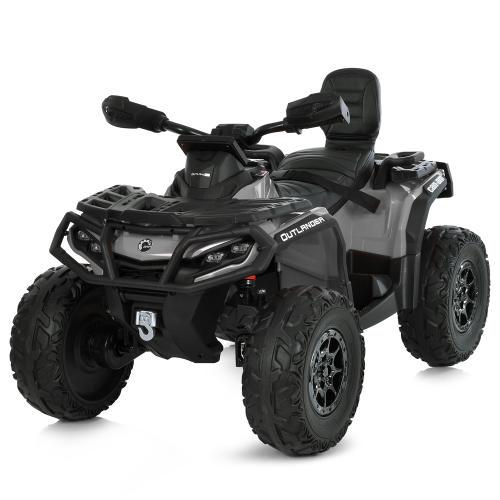 Дитячий електроквадроцикл M 6080EL-11 24V Сірий