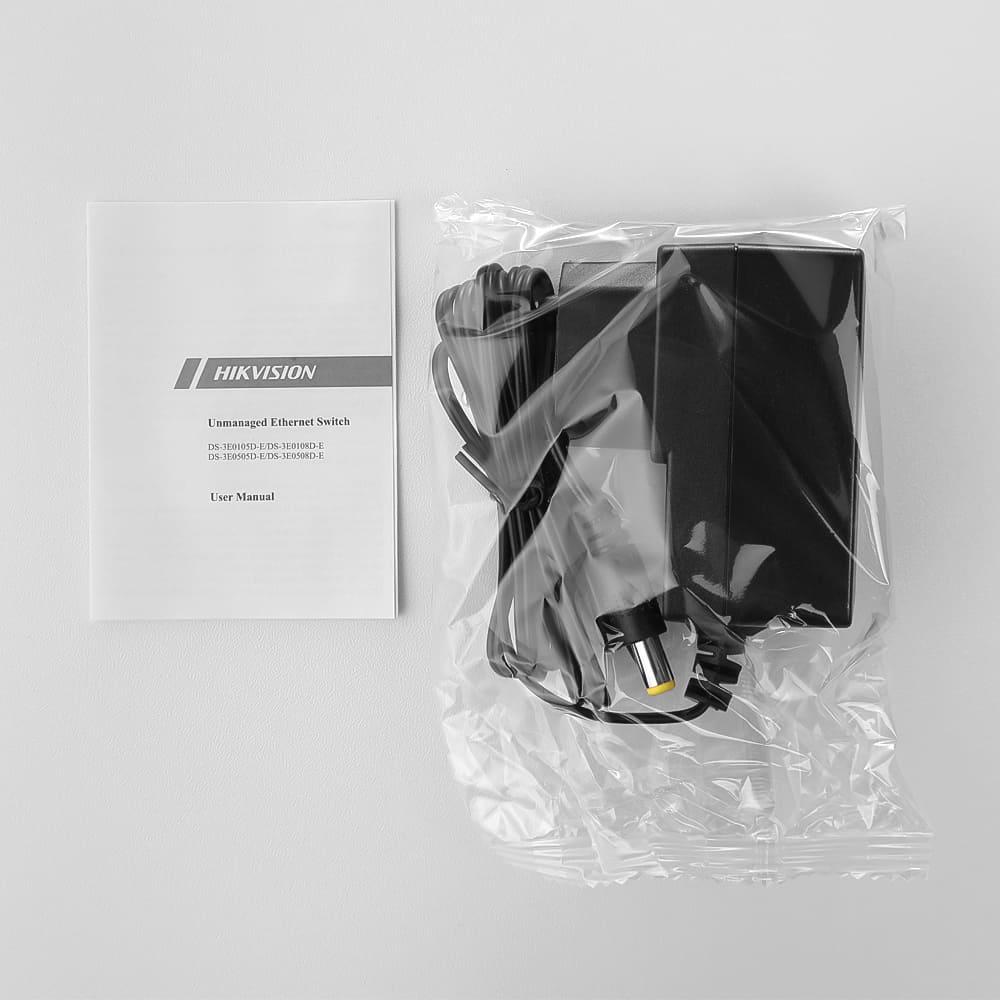 Комутатор Hikvision 8-ми портовий DS-3E0108D-E - фото 6 Комутатор Hikvision 8-ми портовий DS-3E0108D-E - фото 6