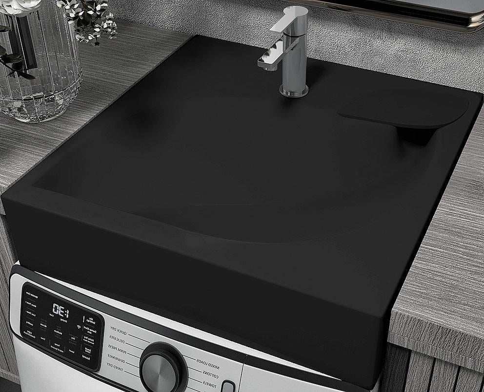 Умивальник на пральну машину Status Lif Black (14684755) - фото 2