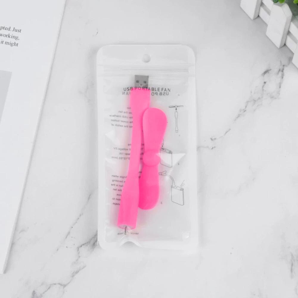 Вентилятор для повербанков и ноутбуков Розовый - фото 10
