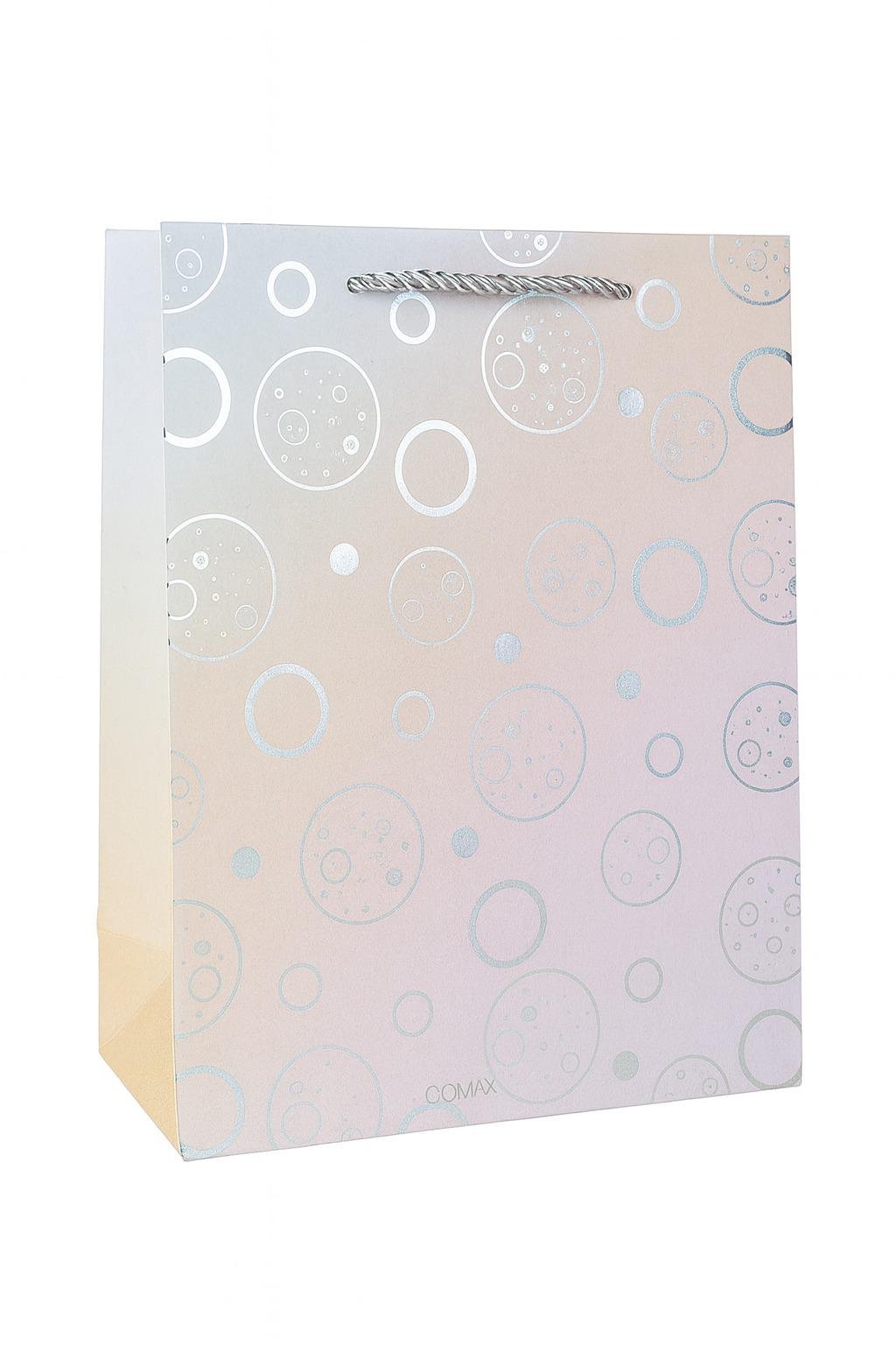 Пакет подарочный бумажный Bubbles M 26х32х10 см (R34785-M)