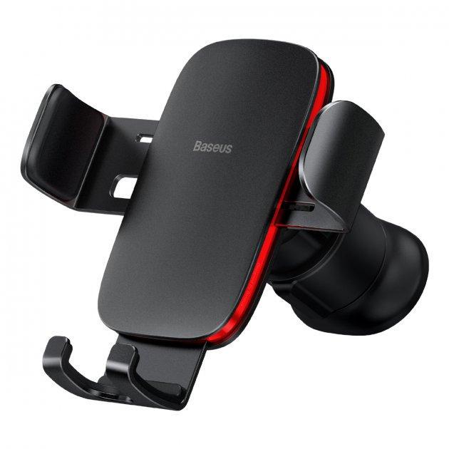 Тримач холдер автомобільний Baseus Metal Age 2 Gravity Car Mount Air Outlet Version SUJS000001 Black