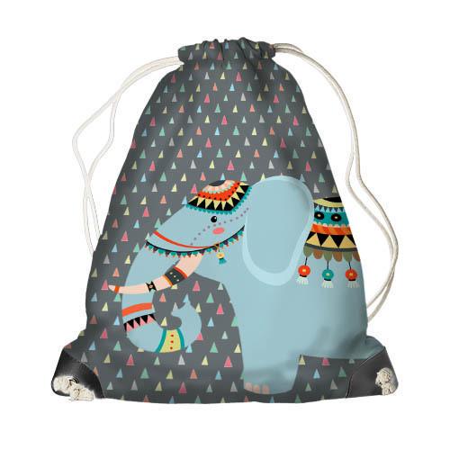 Рюкзак-мешок Presentville MINI Слон-индеец (DRM 17M052 SE)