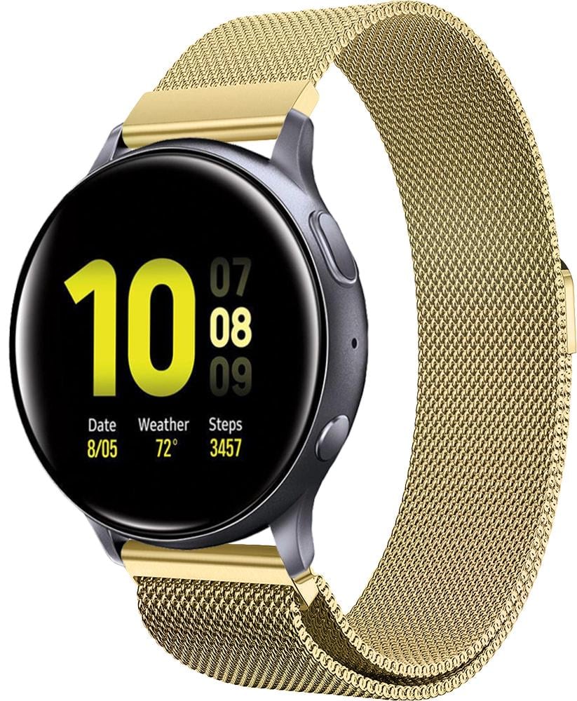 Ремінець Міланська Петля Milano для Galaxy Watch Active 2 40/44 мм Gold (33350-2A)