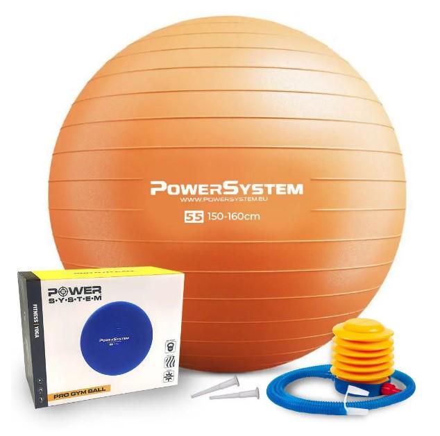 Фитбол для фитнесаPower System PS-4011 PRO Gymball Ø 55 см Orange (PS-4011_55cm_Orange)