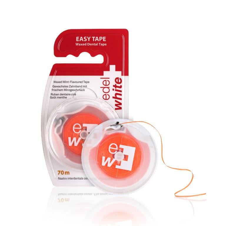 Зубная нить флосс Edel White Easy Tape вощенная мята 70 м (293)