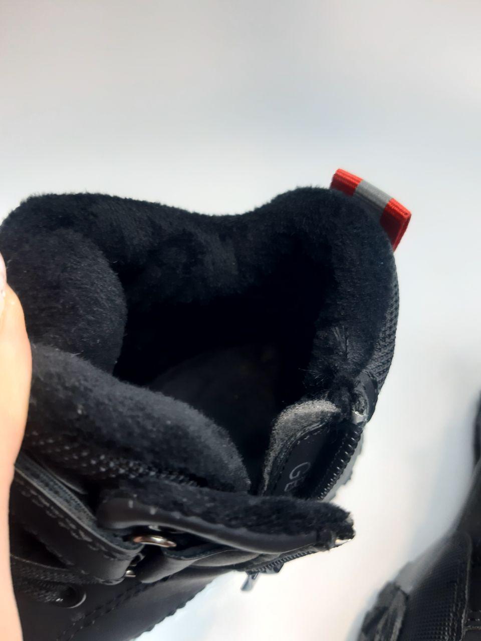 Черевики для хлопчика Clibee р. 29 18,5 см Чорний (87 GB black) - фото 2