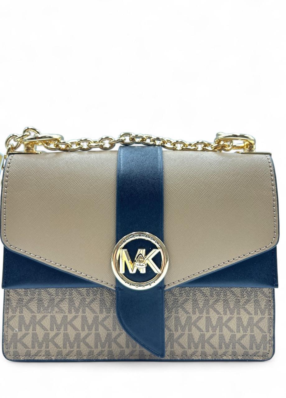 Сумка женская Michael Kors Greenwich 32S1GGRCOB Husk Multi SM Conv XBody Коричневый (2746633124)