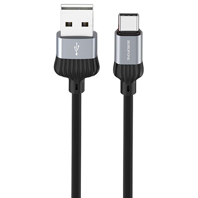 Дата кабель Borofone BX28 Dignity USB to Type-C 1 м Black Дата кабель Borofone BX28 Dignity USB to Type-C 1 м Black