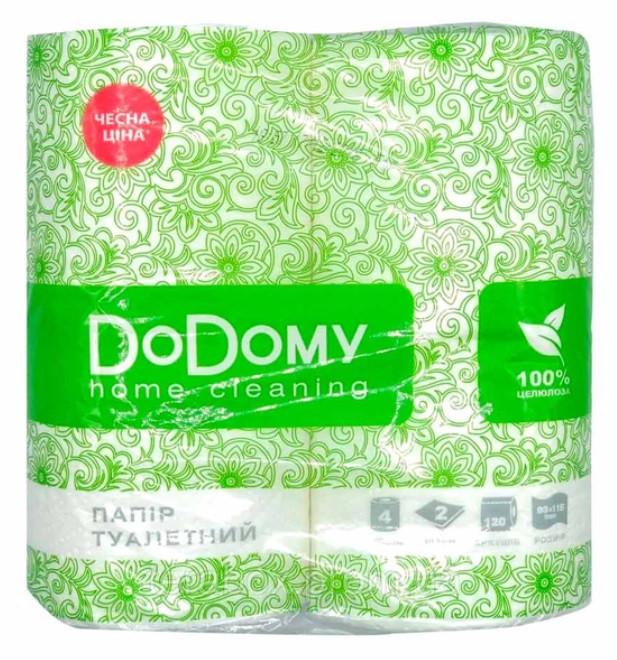 Туалетная бумага DoDomy 2-слойная 4 рул. Белый (2477395766)