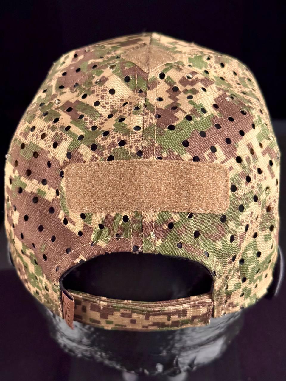 Кепка рип-стоп с велкро и перфорацией FCT Design G-0822 р. 56 Хищник пиксель - фото 3