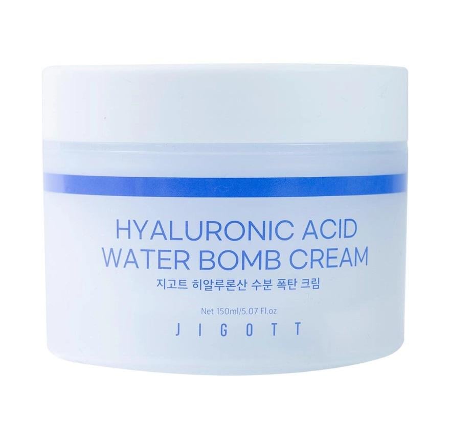 Крем для лица увлажняющий Jigott Hyaluronic Acid Water Bomb Cream 150 мл (8809541282874)