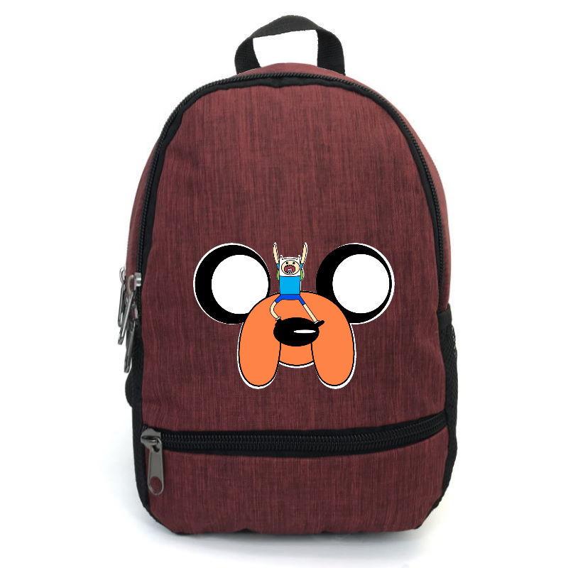 Школьный рюкзак подростковый Cappuccino Toys с принтом Adventure time-0010 12,5 л Красный (1404954814)