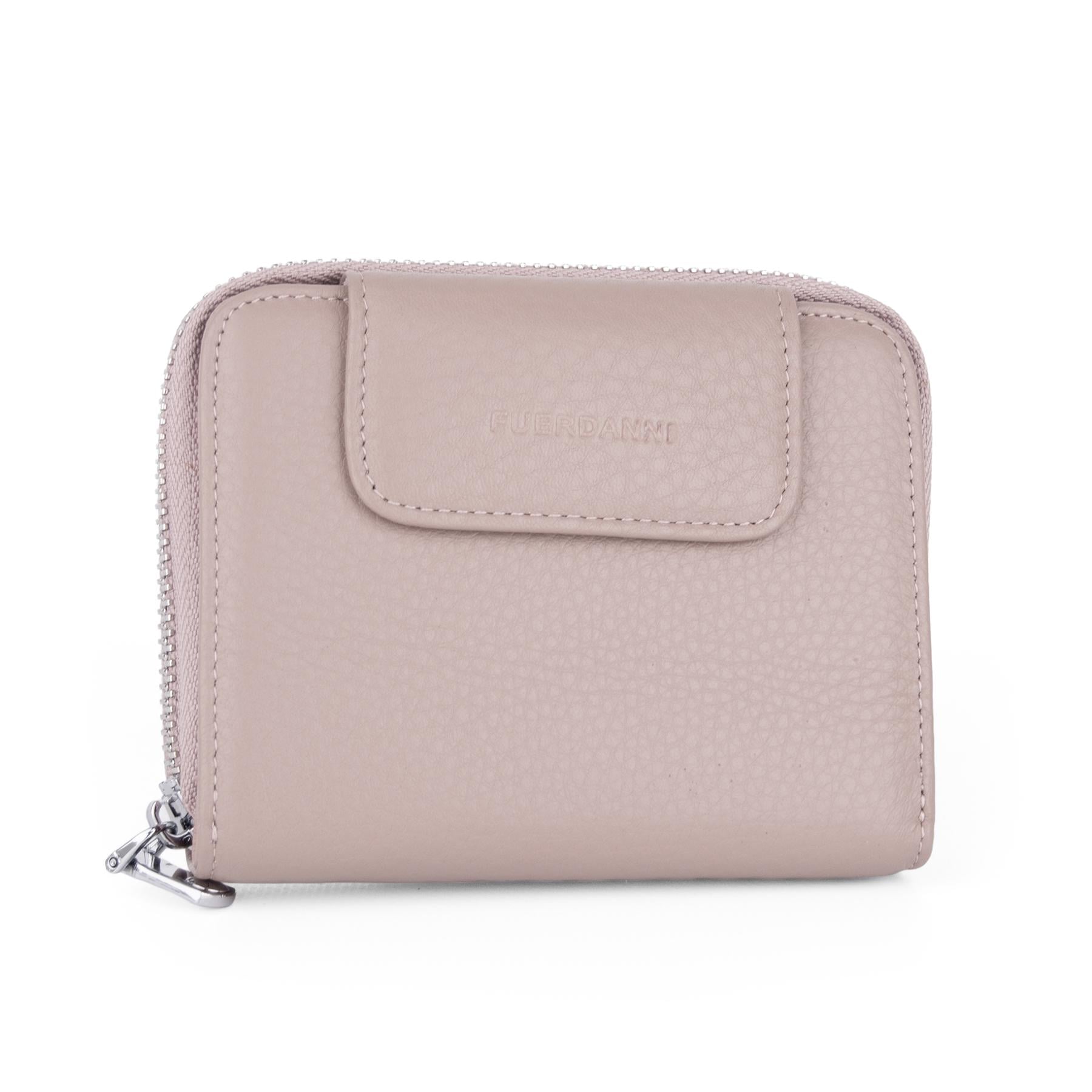 Кошелек женский кожаный Fuerdanni 17005 на магните Розовый (2938839849)