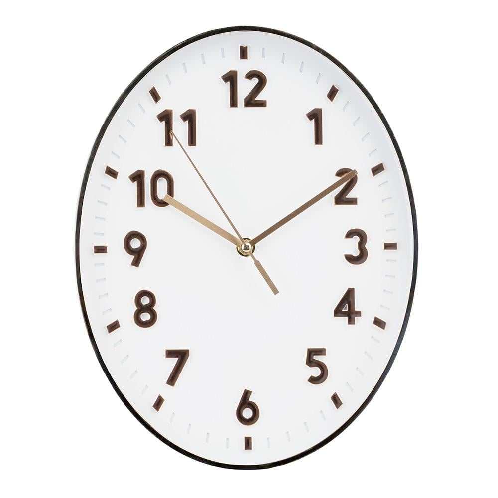 Часы Elisey Экспанс 32x24 см Бело-бронзовый (2016-018)