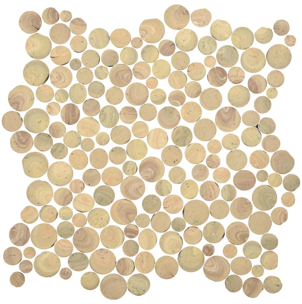 Мозаїка з керамограніту Kotto Ceramica MI7 14300715C Muschiato 300x300x10 мм круг d 14-30 мм (002841) - фото 1 Мозаїка з керамограніту Kotto Ceramica MI7 14300715C Muschiato 300x300x10 мм круг d 14-30 мм (002841) - фото 1